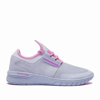 Supra FLOW RUN - Miesten Tennarit - Harmaat/Pinkki